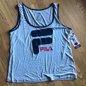 Fila Women’s Sleepwear Tee Size XLGray/blue